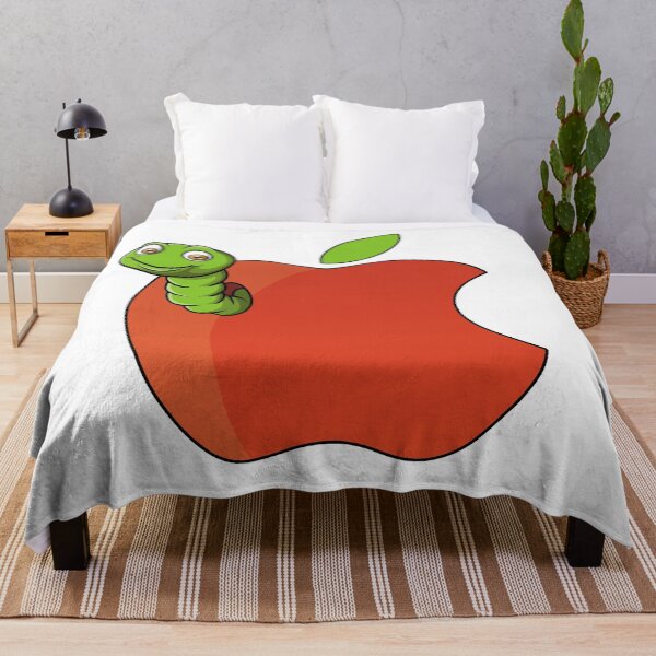 Item preview, Apple with a worm designed and sold by UA-Shirts.