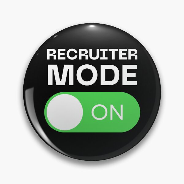 Artikelvorschau, Lustiger Recruiter-Modus an entworfen und verkauft von Recruiter-Love.