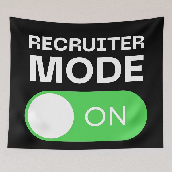 Item preview, Funny Recruiter Mode On designed and sold by Recruiter-Love.