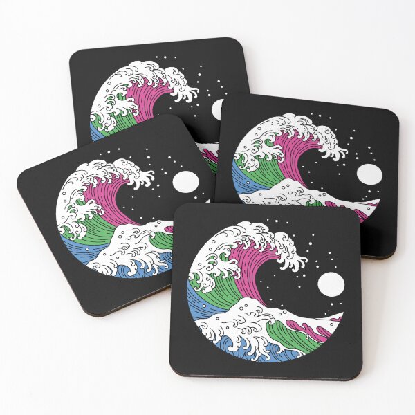 Item preview, Kanagawa Polysexual Pride Flag LGBTQ+ designed and sold by Queer Pride Shop.