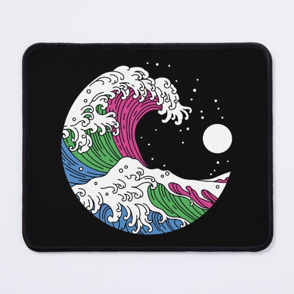 Item preview, Kanagawa Polysexual Pride Flag LGBTQ+ designed and sold by Queer Pride Shop.