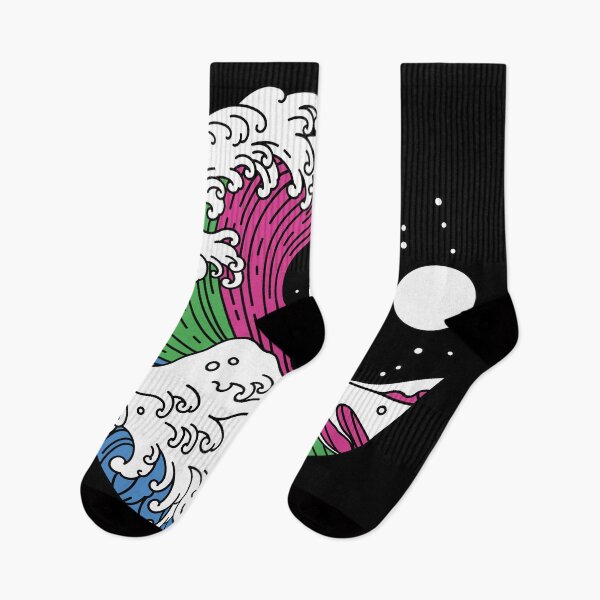 Item preview, Kanagawa Polysexual Pride Flag LGBTQ+ designed and sold by Queer Pride Shop.
