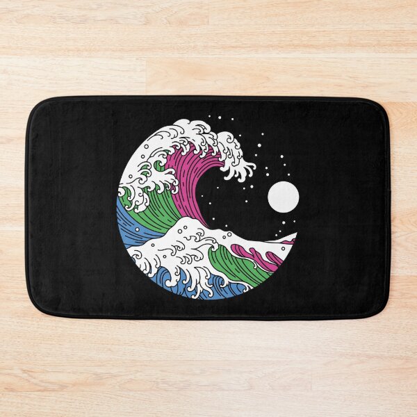 Item preview, Kanagawa Polysexual Pride Flag LGBTQ+ designed and sold by Queer Pride Shop.