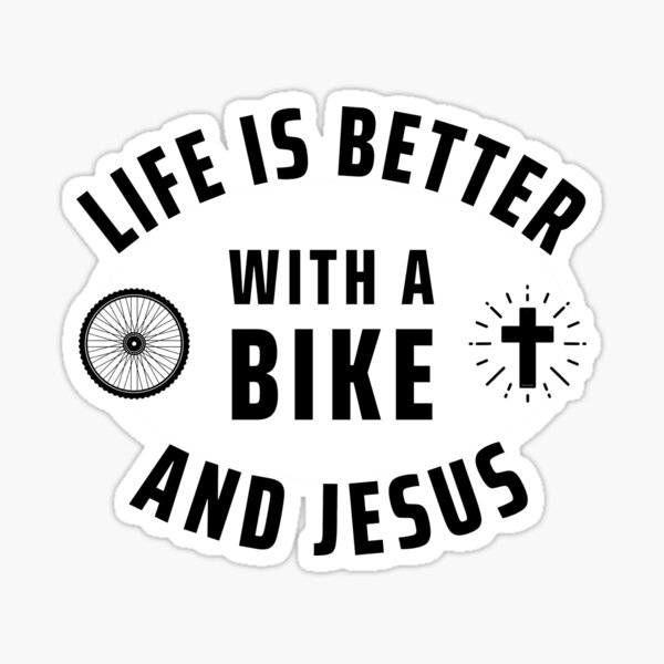 Item preview, Christian Cyclist Gift Riding Bike And Jesus Lover designed and sold by TM-Multidesign.
