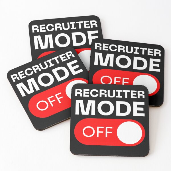 Item preview, Funny Recruiter Mode Off designed and sold by Recruiter-Love.