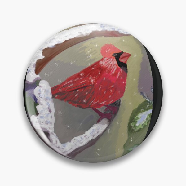 Item preview, Red Cardinal In the Winter designed and sold by TechLaughs.
