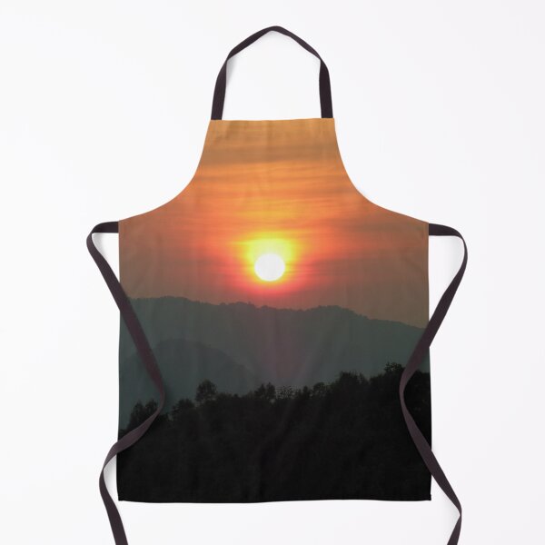 Item preview, Sunset Nightfall over the Mountains Laos Landscape designed and sold by worldways.