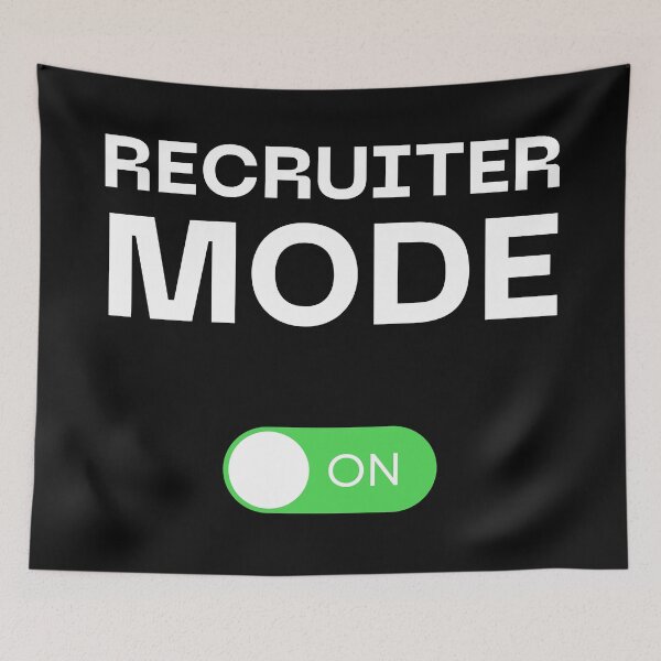 Item preview, Funny Recruiter Mode On designed and sold by Recruiter-Love.