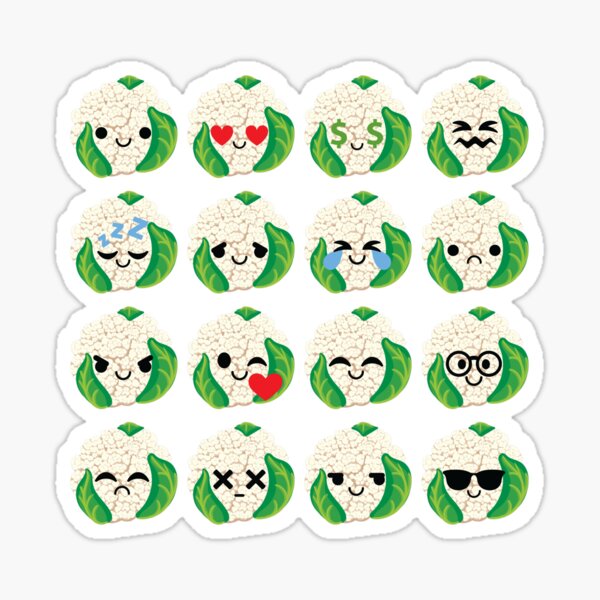 "Cabbage Emoji " Sticker by HippoEmo Redbubble