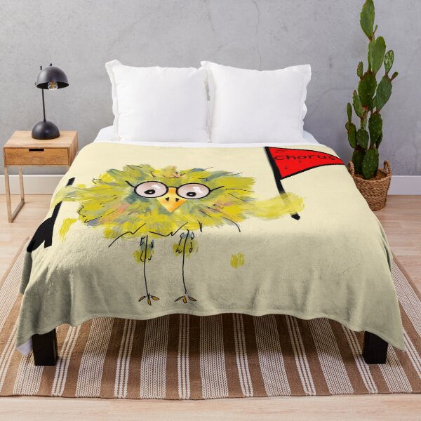 Item preview, Funny Bird Chorus Fan! designed and sold by designs-by-ann.