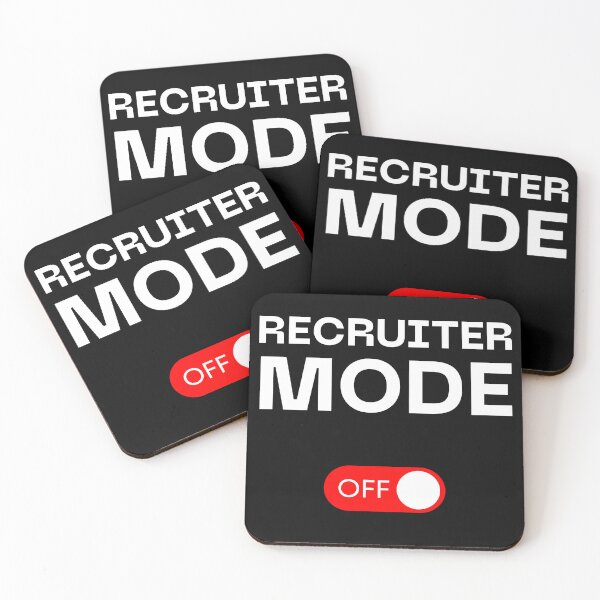 Item preview, Funny Recruiter Mode Off designed and sold by Recruiter-Love.
