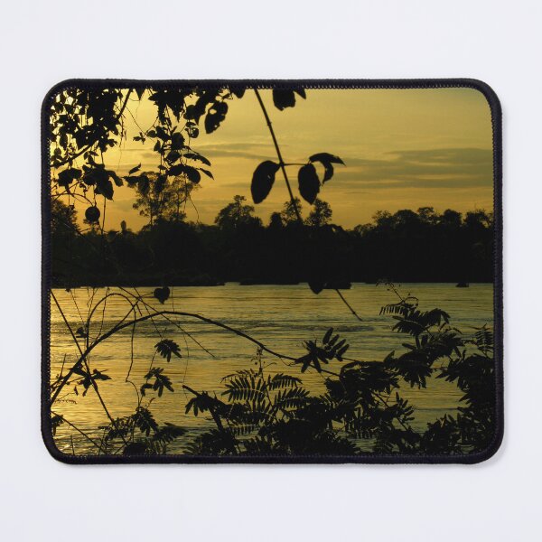 Item preview, Sunset Nigthfall Mekong River Tropical Jungle designed and sold by worldways.
