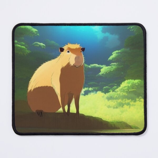 Item preview, Capybara at a lake  designed and sold by BentixDesigns.