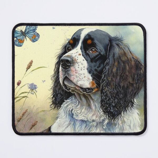Item preview, English Springer Spaniel watercolor #8 designed and sold by Gypsykiss.
