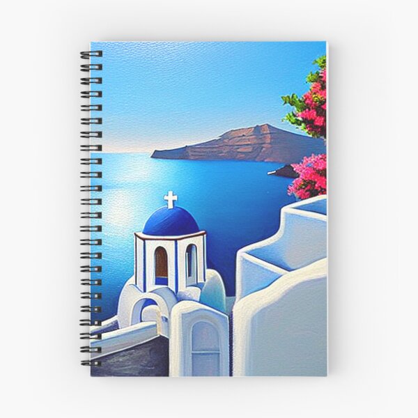 Item preview, Santorini Houses - Painting 1 - Throw Pillows and Prints.  designed and sold by ScatterHub.