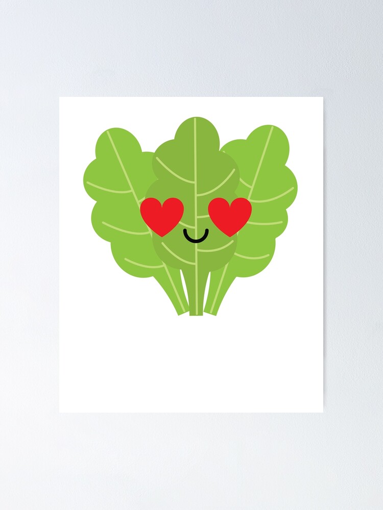 "Lettuce Emoji " Poster by HippoEmo Redbubble