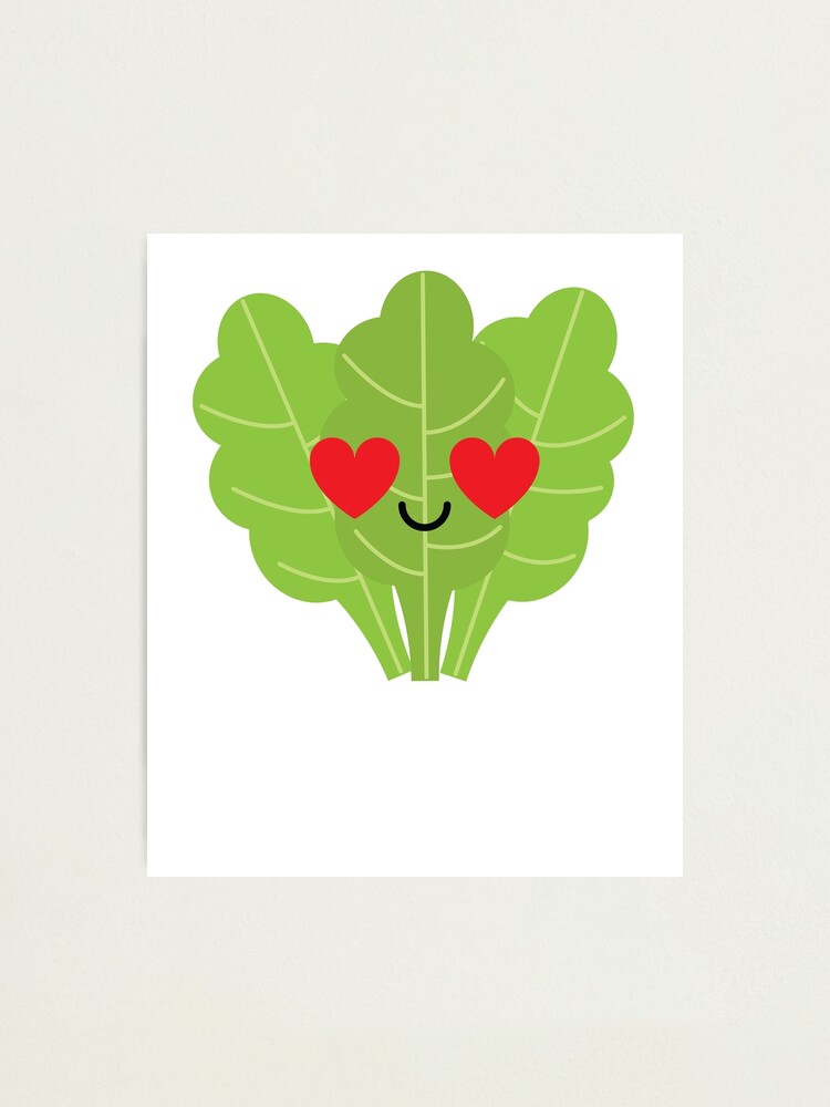 "Lettuce Emoji " Photographic Print for Sale by HippoEmo Redbubble