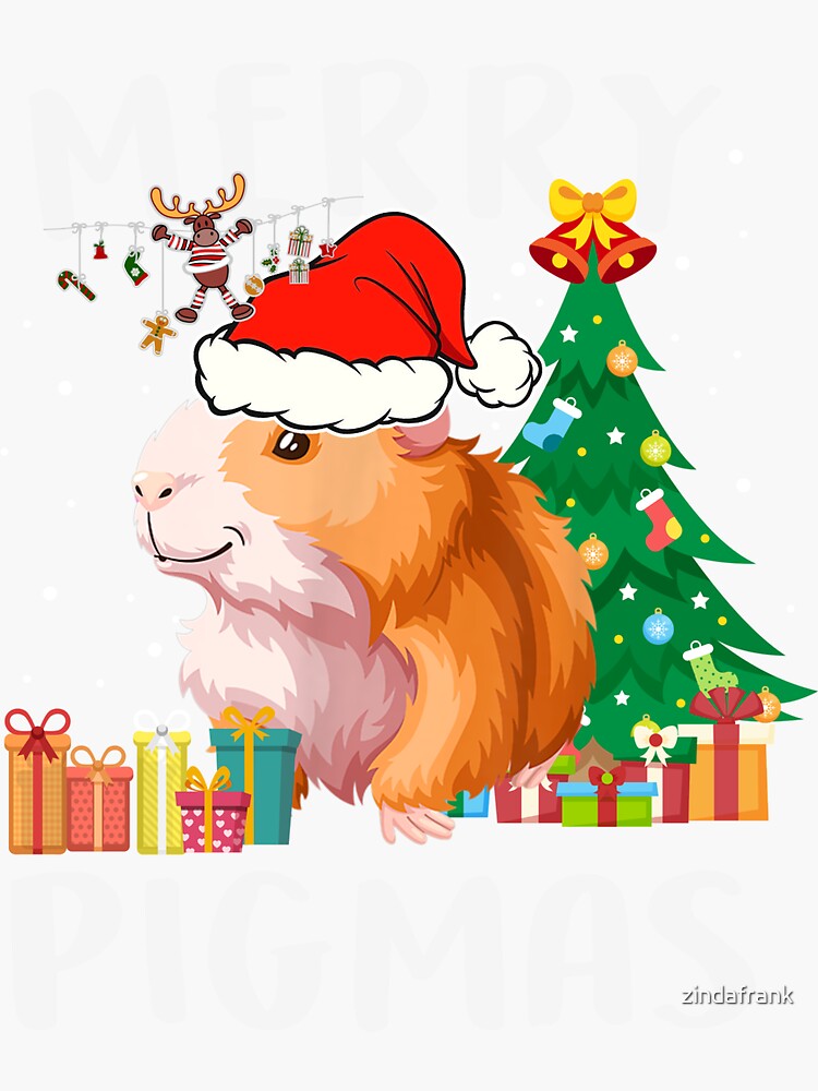 guinea pig christmas t shirt