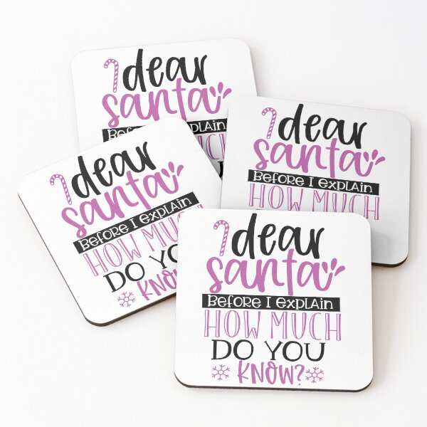 Item preview, Dear Santa Before I explain How much do you know?  designed and sold by potchidesigns.