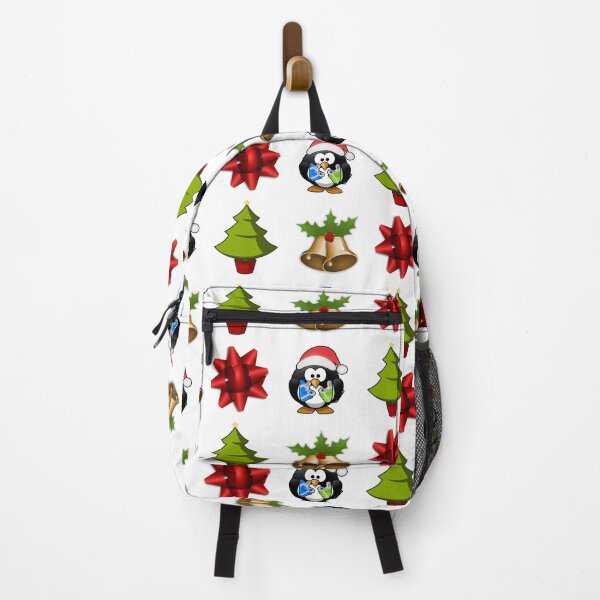 Item preview, Christmas bell tree penguin and bow designed and sold by katloganusa.