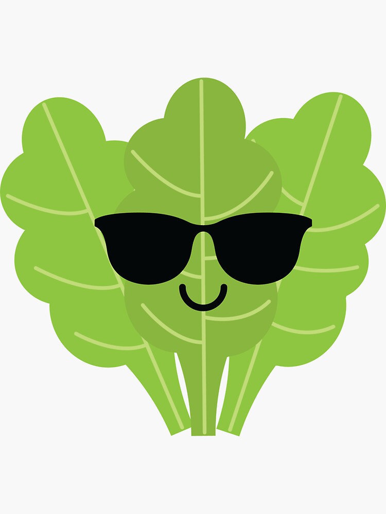"Lettuce Emoji " Sticker for Sale by HippoEmo Redbubble