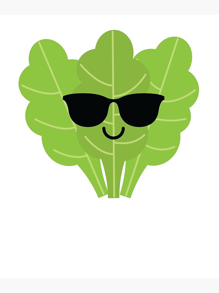 "Lettuce Emoji " Poster for Sale by HippoEmo Redbubble