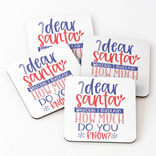 Item preview, Dear Santa Before I explain How much do you know? 3 designed and sold by potchidesigns.