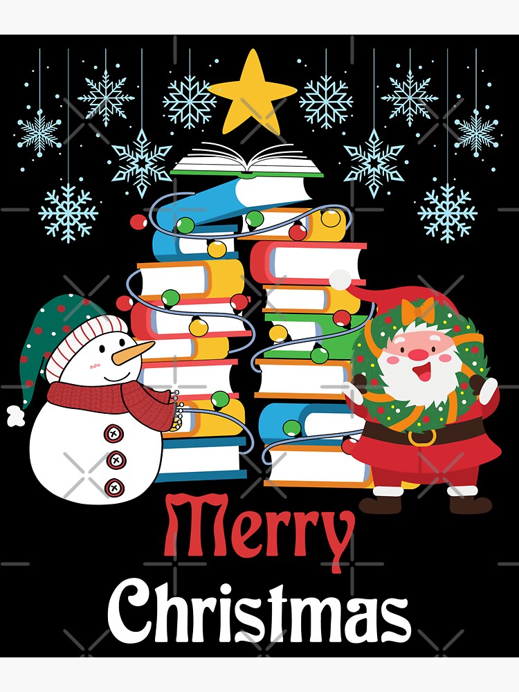 Book lover christmas tree holiday reading love to | Merry Christmas book  lovers sayings and quotes | gifts for book lovers in Christmas" Sticker for  Sale by ThanksVibe | Redbubble