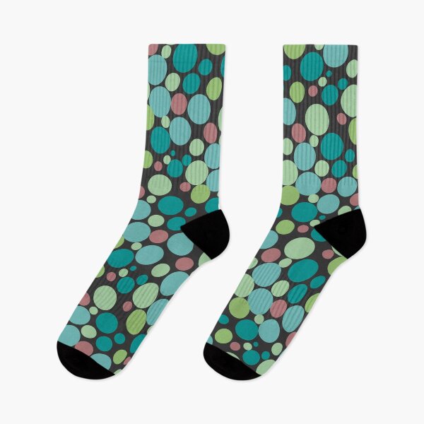 Artikelvorschau, Einfache und moderne Aqua Pink Türkis und Grau Polka Dot Muster Textur entworfen und verkauft von Christopher  McGuire.