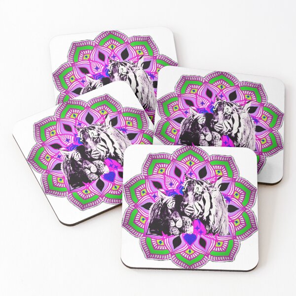 Item preview, the flower of two tigers  designed and sold by DEKA777.