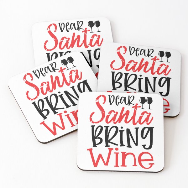 Item preview, Dear Santa Bring Wine designed and sold by potchidesigns.