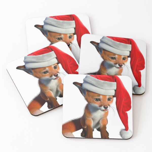 Item preview, Santa fox cub designed and sold by mindgoop.
