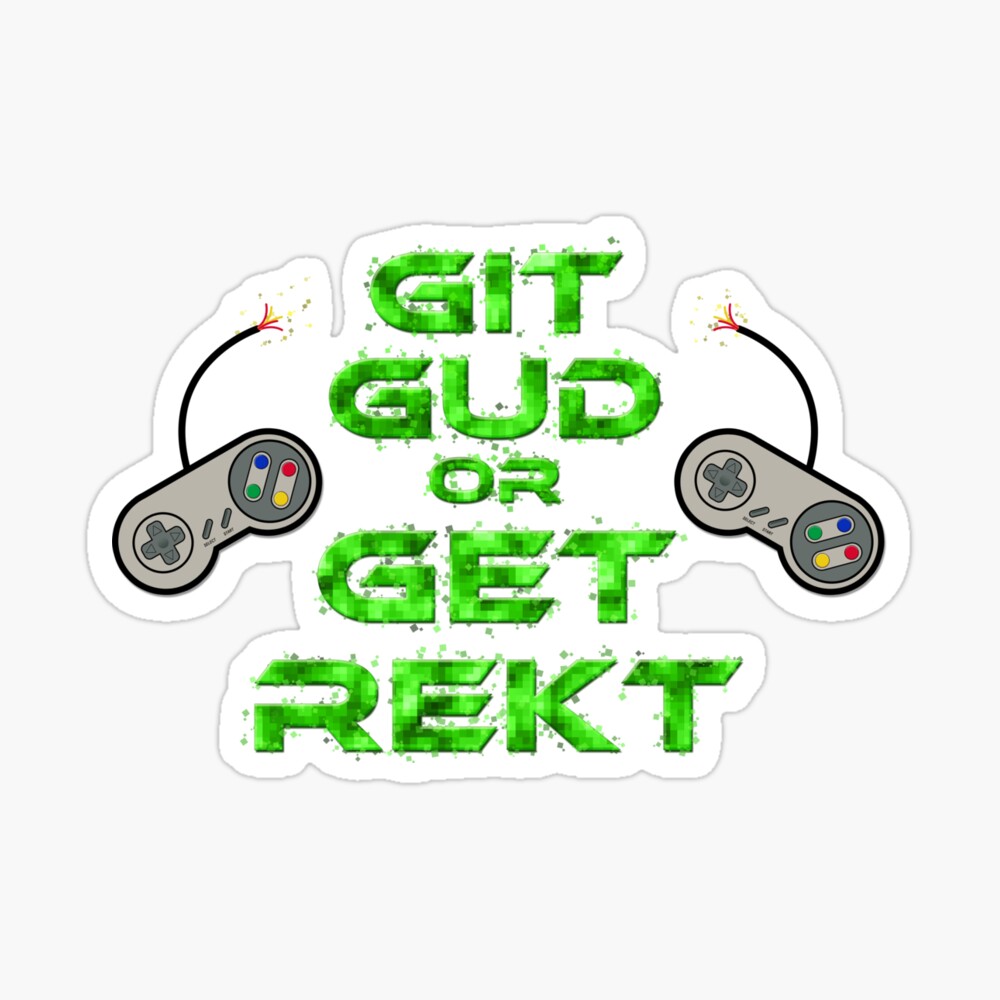  Git Gud Git Rekt Hoodie : Clothing, Shoes & Jewelry