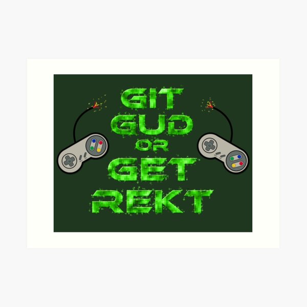  Git Gud Git Rekt Hoodie : Clothing, Shoes & Jewelry