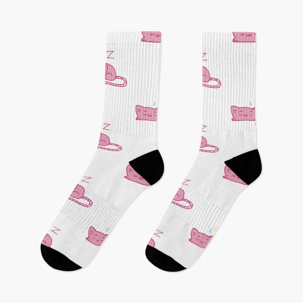 Item preview, Cute Pink Sleeping Kitten Design designed and sold by Jellibeany.