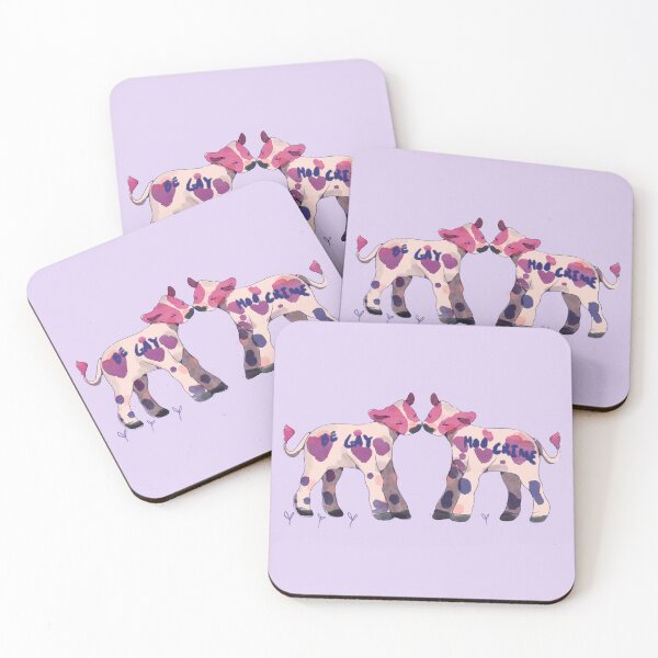 Item preview, Bisexual Cows Kissing, Be Gay Moo Crime designed and sold by OolongFox.