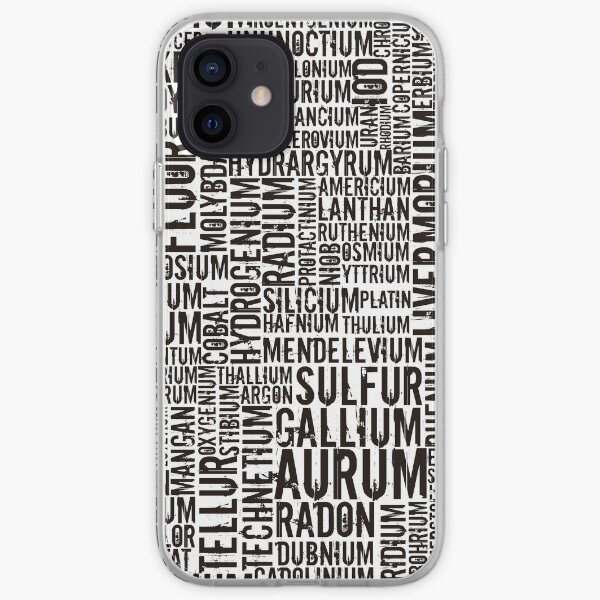 Chemical Elements iPhone Soft Case
