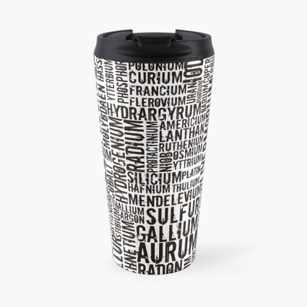 Chemical Elements Travel Mug