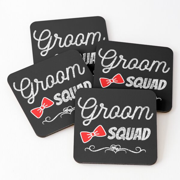 Item preview, Mens Wedding Gifts for Groommaid Best Friends Groom Squad designed and sold by backham-design.