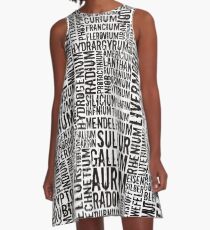 Chemical Elements A-Line Dress