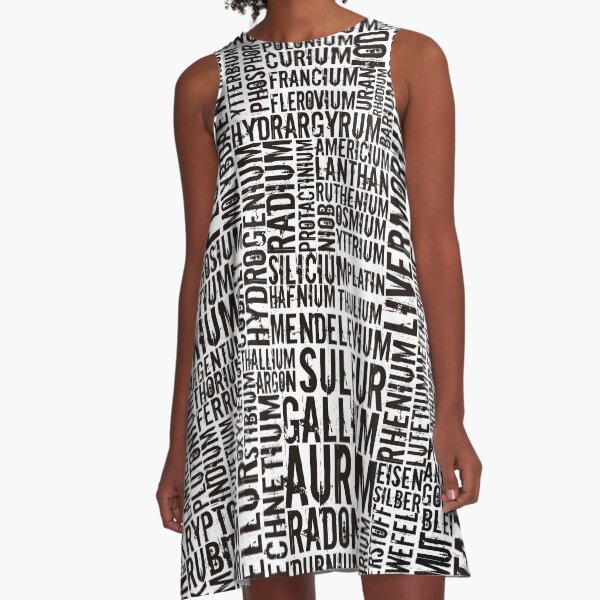 Chemical Elements A-Linien Kleid