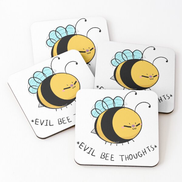 Item preview, Evil Bee Thoughts designed and sold by wackycreator.
