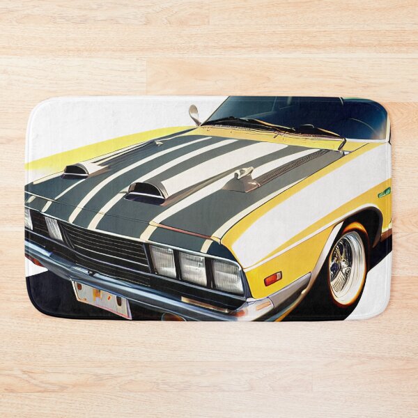 Item preview, Vintage Muscle Car Yellow Stripes designed and sold by BAYFAIRE.