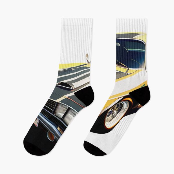 Item preview, Vintage Muscle Car Yellow Stripes designed and sold by BAYFAIRE.