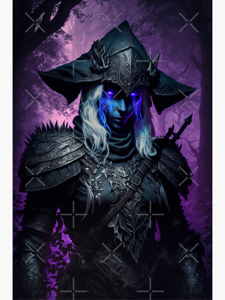 "Forgotten Realms Inspired Drow" Sticker For Sale By Letsgetinspired ...