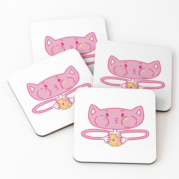 Item preview, Cute Pink Kitten Eating A Cookie Design designed and sold by Jellibeany.