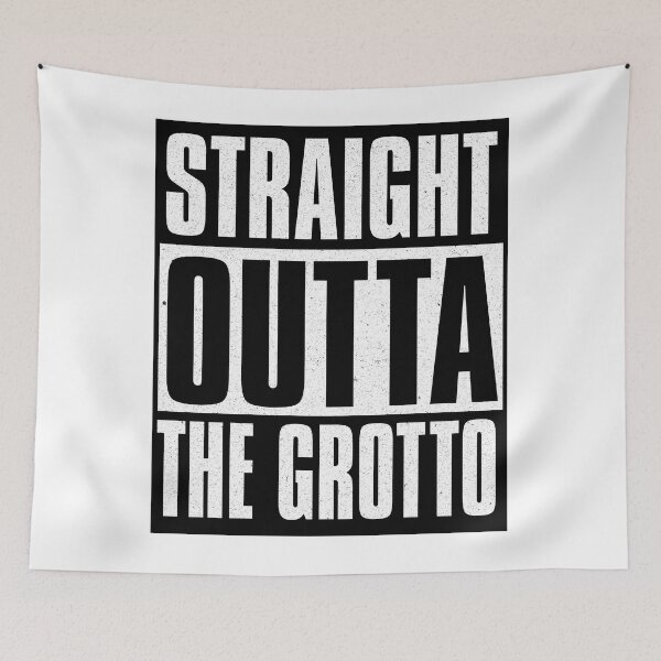 Item preview, Straight Outta The Grotto designed and sold by MimsTees.