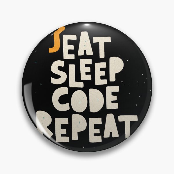 Item preview, 'Eat Sleep Code Repeat' Computer Programmer or Coder T-Shirt  designed and sold by deepakrode7.