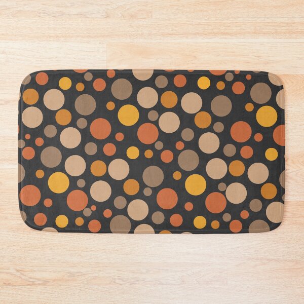 Item preview, Simple and Modern Orange and Rust Polka Dot Pattern  Texture designed and sold by Christopher  McGuire.