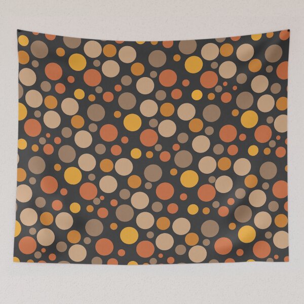 Item preview, Simple and Modern Orange and Rust Polka Dot Pattern  Texture designed and sold by Christopher  McGuire.